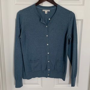 Banana Republic Blue Cardigan Sweater